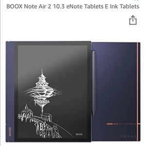 Onyx Boox Note Air 2 with 2 pens